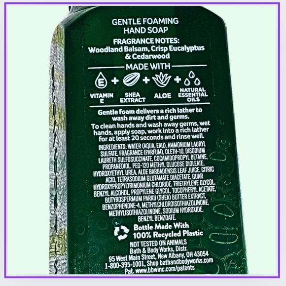 🟩🔥"FRESH BALSAM" 2-ITEMS FOAMING HAND SOAP & 3-WICK CANDLE - Picture 4 of 10